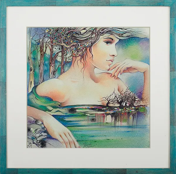 Anna Ewa  (Hannah) Miarczyńska, Turkusowe jezioro, 2008