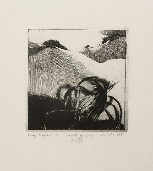 Andrzej Pietsch, Mały krajobraz W, 1981