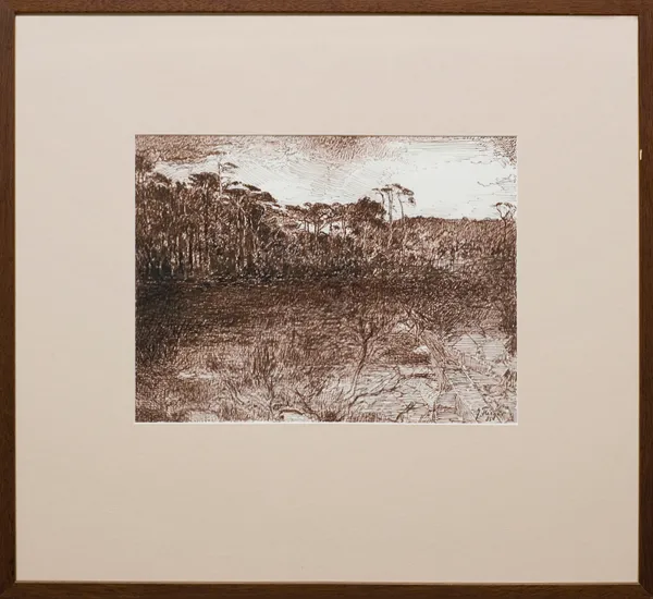 Józef  Flieger, Pejzaż, 1985