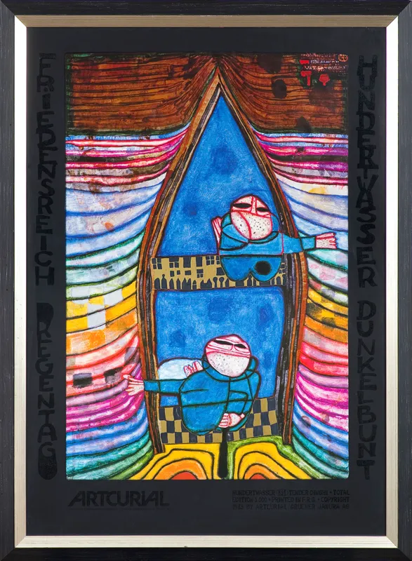 Friedensreich Hundertwasser, Plakat autorski, 1983