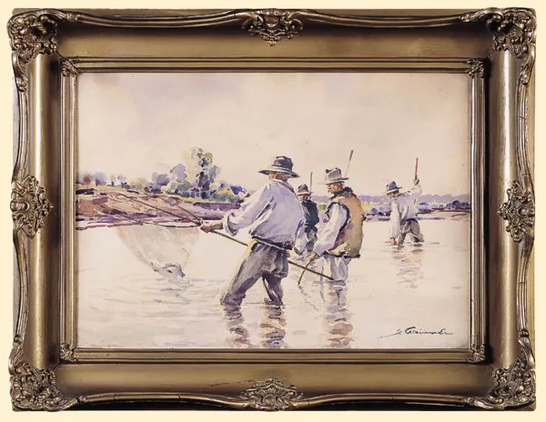 Stanisław Gibiński, RYBACY, ok. 1920