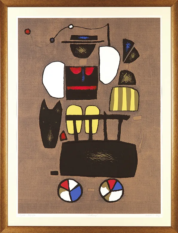 Witold-K., Piosenka ludowa (projekt plakatu), 1963