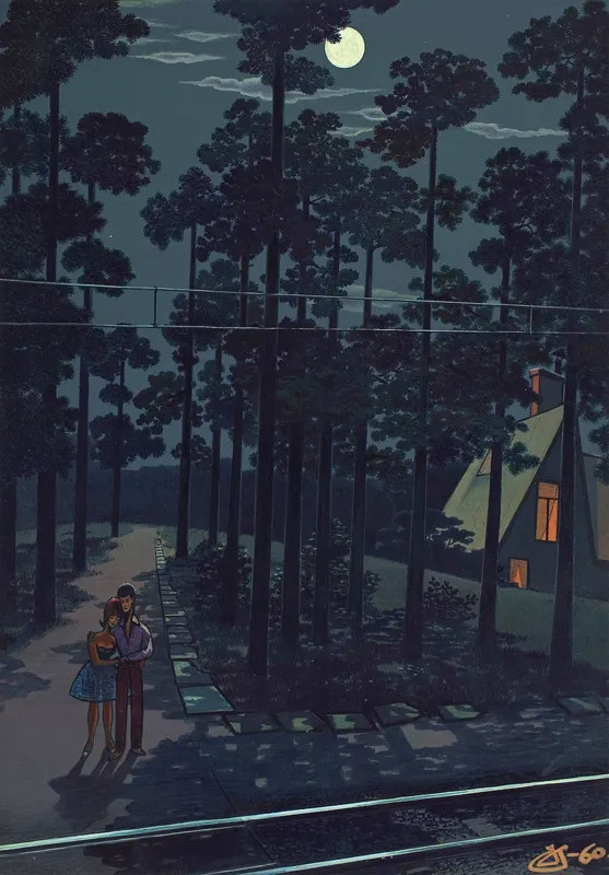 Jerzy Szelągowski, Nocny spacer, 1960