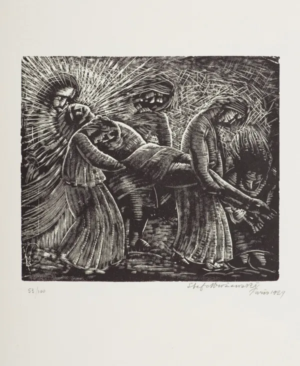 Stefan Mrożewski, Złożenie do grobu, 1929