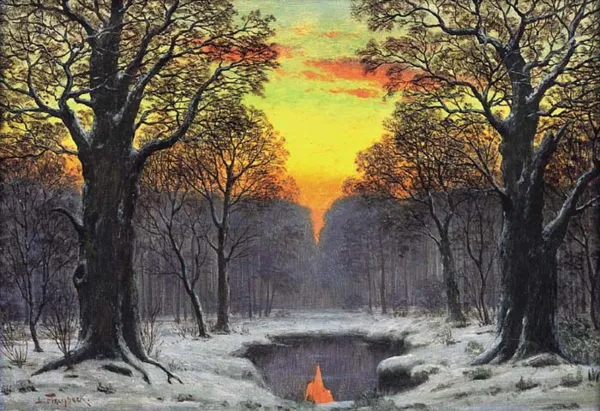 Ludwig Fischbeck, Zachód słońca