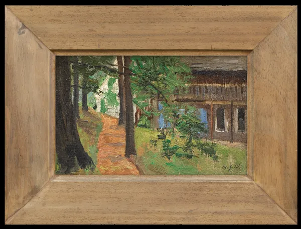 Michał Gorstkin Wywiórski, POMARAŃCZOWA DROGA. DROGA W WIECZORNYM ŚWIETLE