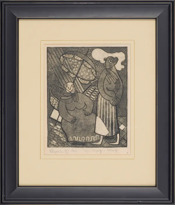 Maria Hiszpańska-Neumann, Targ w Zakopanem, 1947 