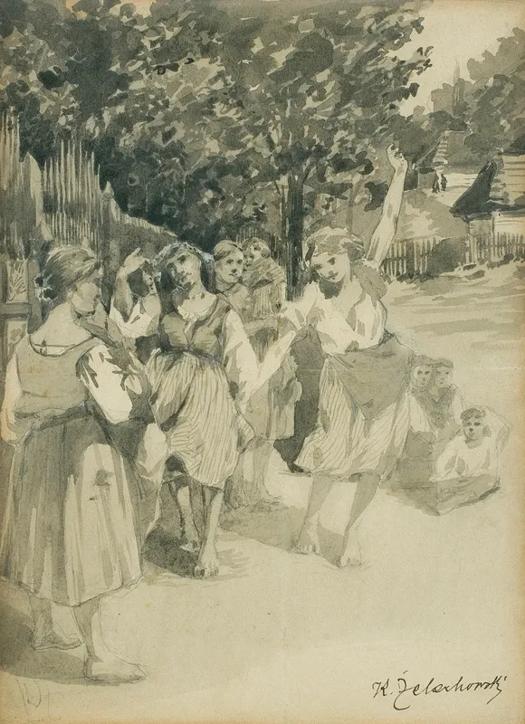 Kasper Żelechowski, TAŃCZĄCE DZIEWCZĘTA 