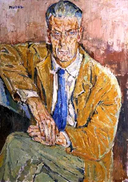 Mela - (Melania Mutermilch) Muter, Portret mężczyzny w okularach