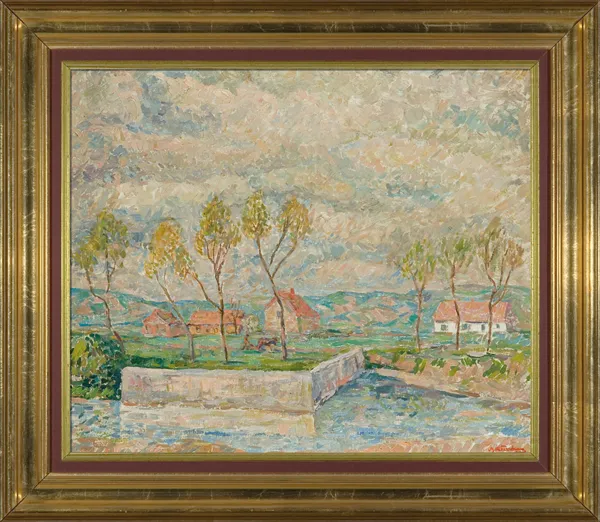 Maria Ritter, PEJZAŻ WIOSENNY, ok. 1940