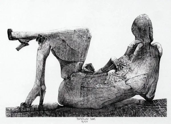 Zdzisław Beksiński, Bez tytułu, 2001