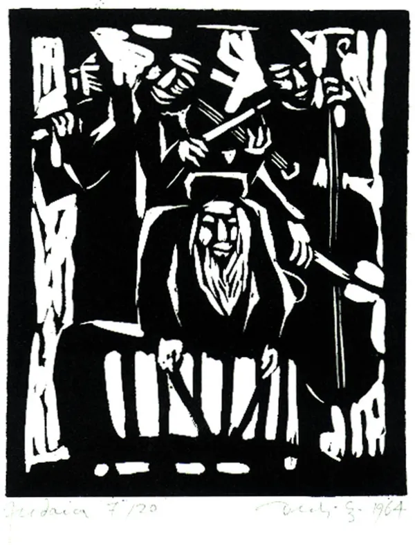 Jerzy Duda Gracz, Kapela żydowska, 1964 (wersja II)