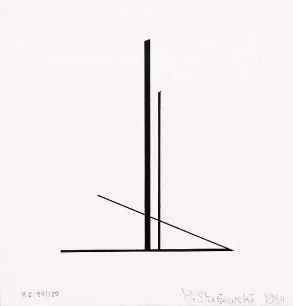 Henryk Stażewski, Kompozycja, 1984