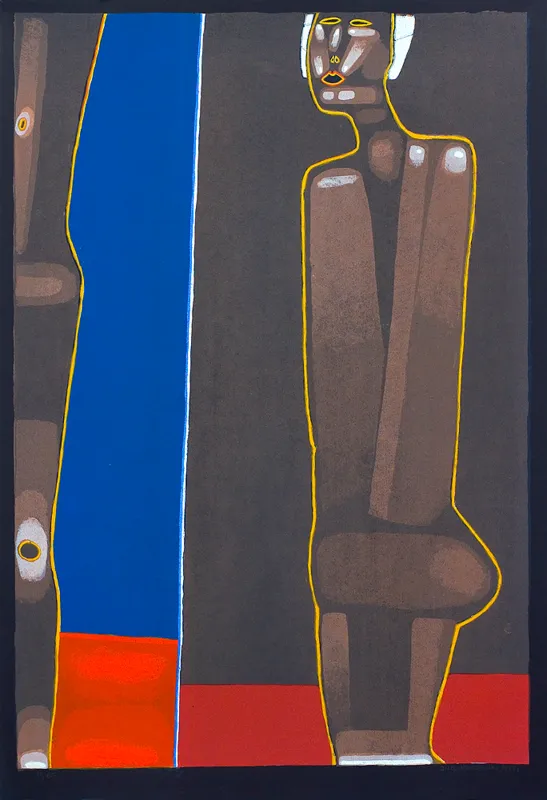 Jerzy Nowosielski, Dziewczyna z lustrem, 1997