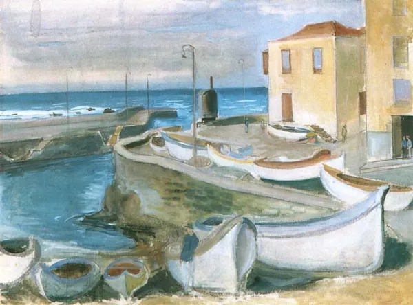 Stanisław Grabowski, Łodzie w porcie