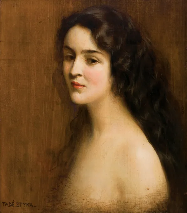 Tadeusz Styka, DZIEWCZYNA O CIEMNYCH WŁOSACH