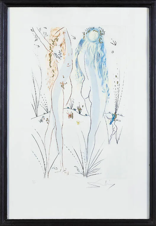 Salvador Dali, Obróć się, obróć, Szulamitko, 1971 