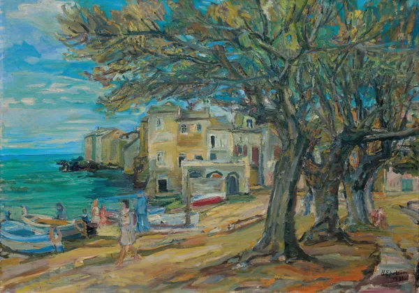 Henryk Epstein, NABRZEŻE PORTOWE W ERBALUNDZE NA KORSYCE, 1931