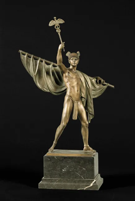 Gotthilf Jaeger, MERKURY JAKO ŻEGLARZ, ok. 1910