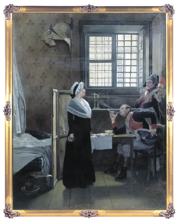 Oscar Rex, Królowa Maria Antonina w więzieniu, ok. 1900