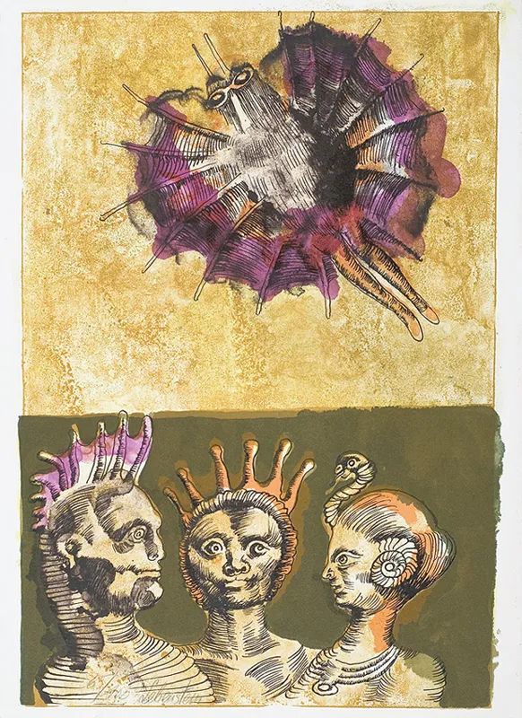 Jan Lebenstein, Kompozycja z trzema postaciami