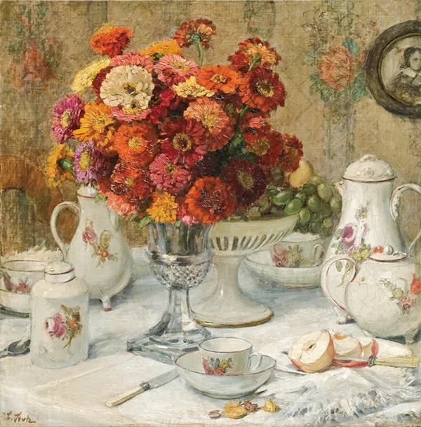 Ludwig Stutz, PORCELANA I CYNIE, ok. 1910 