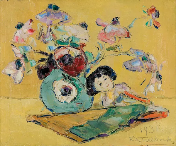 Włodzimierz Terlikowski, ANEMONY I JAPOŃSKA LALECZKA, 1931