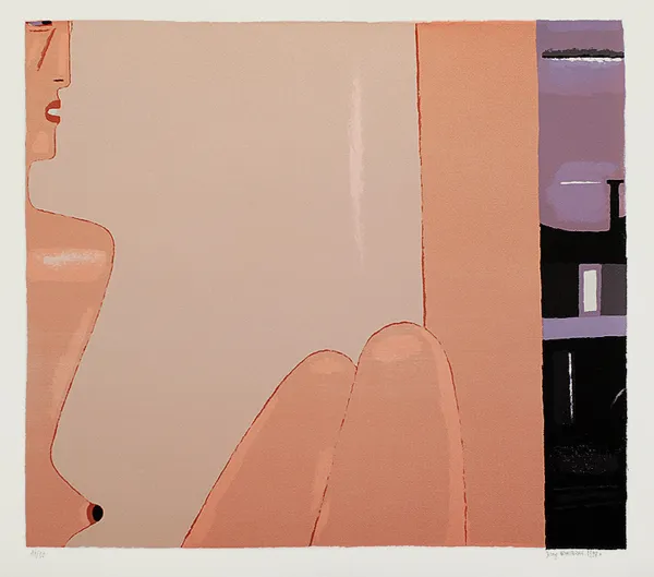 Jerzy Nowosielski, Akt różowy, 1998