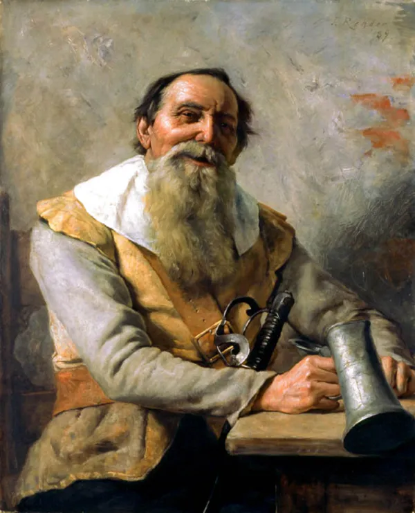 Julius Christian Rehder, Odpoczynek żołnierza, 1889