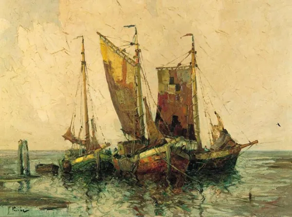 Rudolf Priebe, Kutry żaglowe na redzie