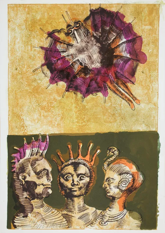 Jan Lebenstein, Kompozycja z trzema postaciami