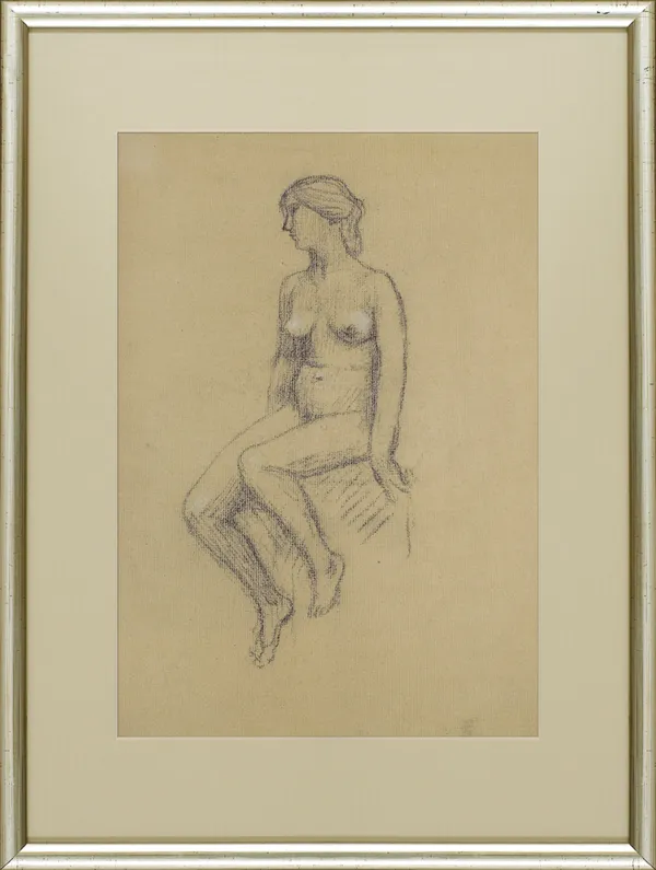 Tadeusz Makowski, AKT KOBIETY SIEDZĄCEJ, przed 1908