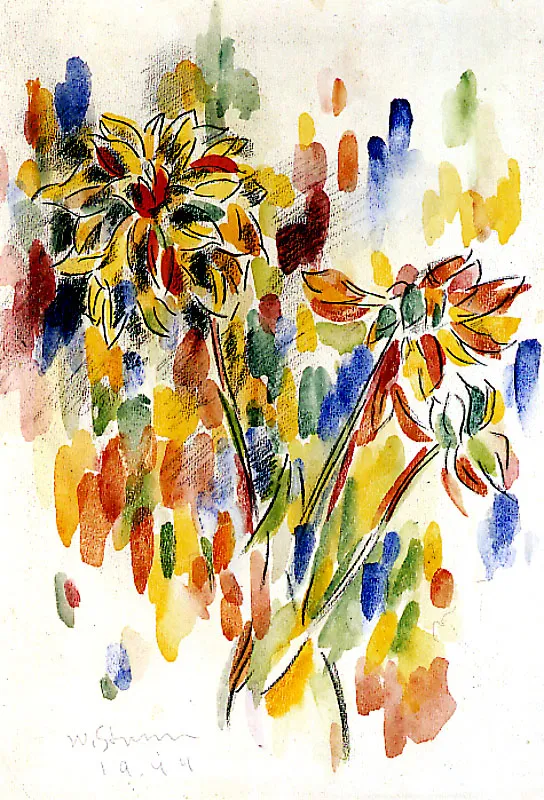 Władysław Strzemiński, KWIATY, 1944