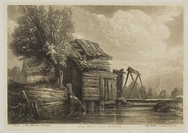 Louis  Marvy, CHATA NAD WODĄ