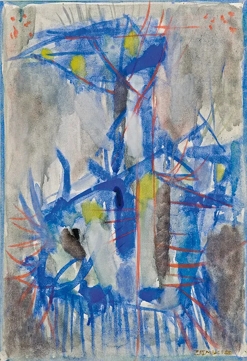 Rajmund Ziemski, KOMPOZYCJA Z CYKLU „PTAKI“, 1955