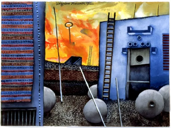 Zbigniew Makowski, BURZLIWE NIEBO (Le ciel orageux), 1972