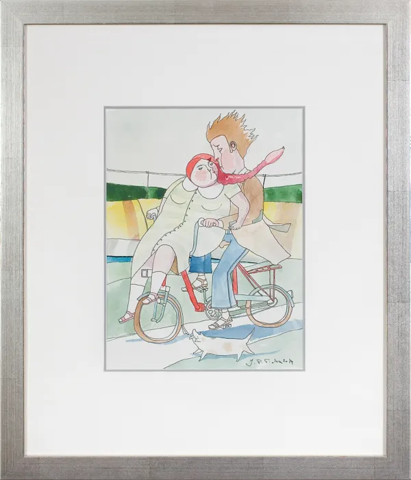 Jacek Pałucha, Para na rowerze, 2014