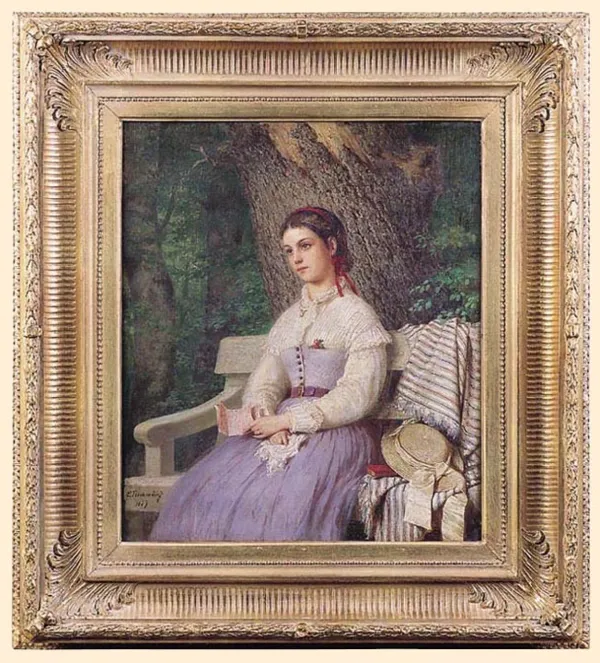 Emil Teschendorff, ZAMYŚLONA - NAD LISTEM, 1867