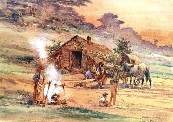 Tadeusz Rybkowski, Chatka za wsią