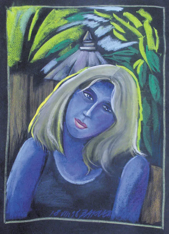 Hanna Bakuła, Portret blondynki, 1998