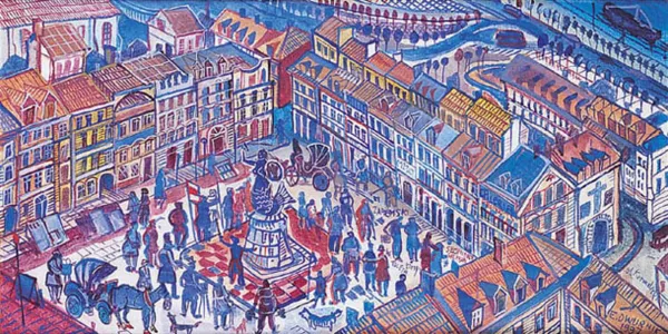 Edward Dwurnik, RYNEK STAREGO MIASTA, 1997