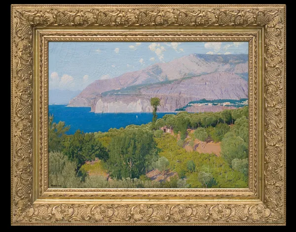 Edward Okuń, WIDOK OKOLIC SORRENTO, 1917  