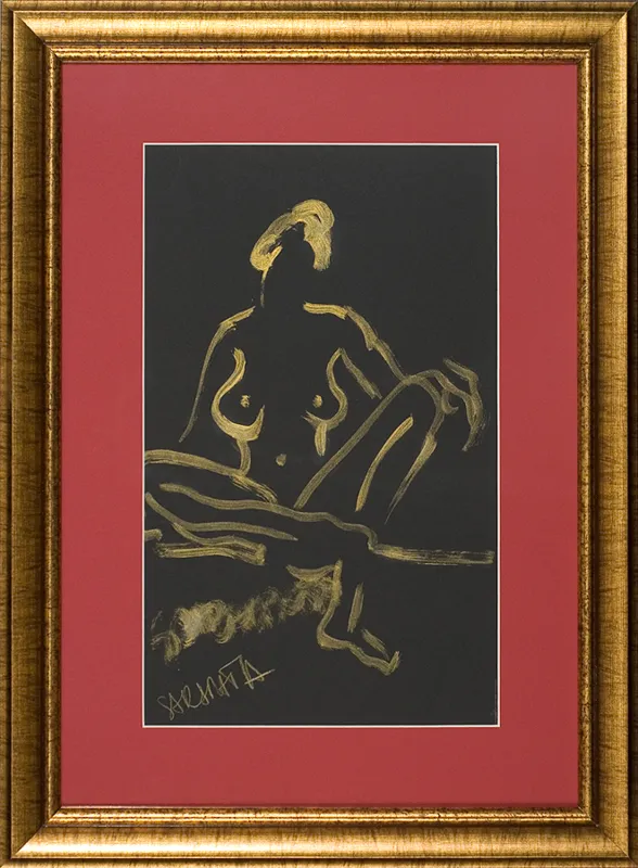 Joanna Sarapata, Akt siedzący, 2012 