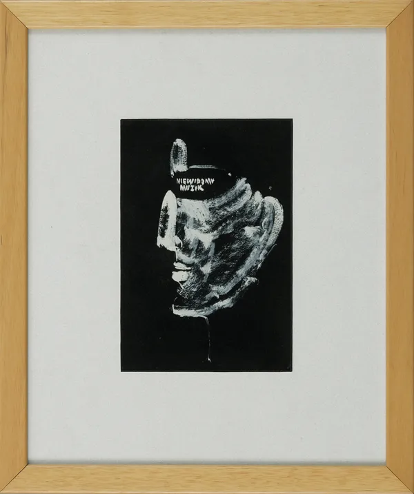 Roman Opałka, PROJEKT PLAKATU "NIEWIDOMY MUZYK", 1959