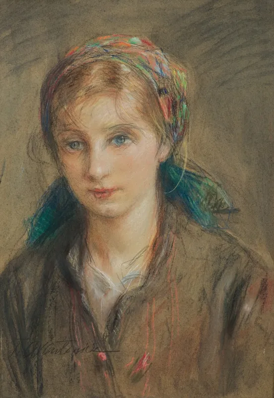 Teodor Axentowicz, DZIEWCZYNA HUCULSKA