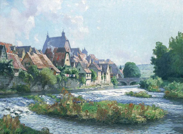 Hans Prentzel, Widok na Rothenburg ob der Tauber