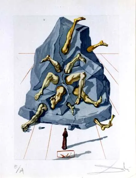 Salvador Dali, „CZYŚCIEC”, PIEŚŃ III, 1962