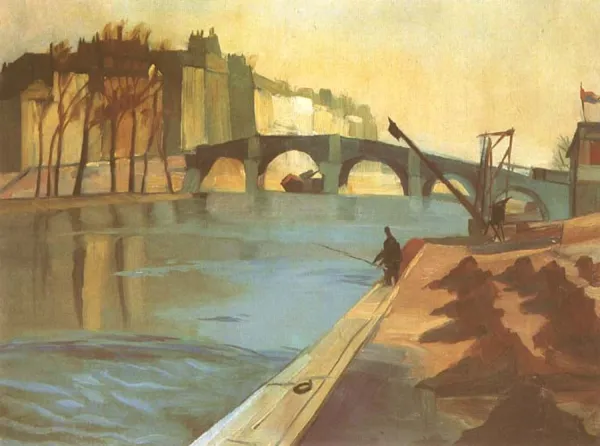 Zofia Stryjeńska, Pejzaż paryski