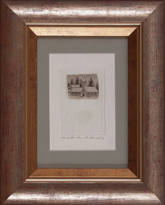 Adam  Kwaśny, Pejzaż zimowy