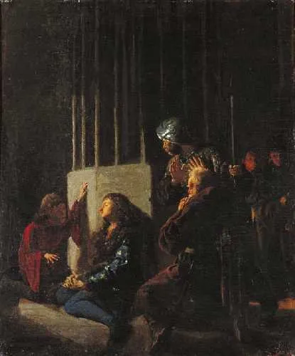 Leon Wyczółkowski, Św. Kazimierz i Jan Długosz, 1873